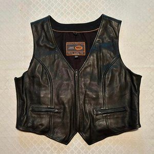 SIZE XXL FIRST CLASSICS LEATHER VEST - LIKE NEW